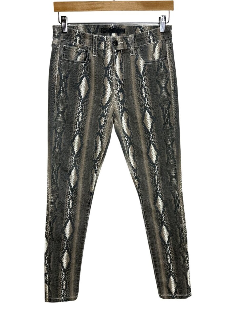 Joe's Jeans The Icon 27 Snakeskin Print Skinny Ankle Jeans